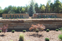 Cedar Springs Subdivision Lots For Sale in Bloomington